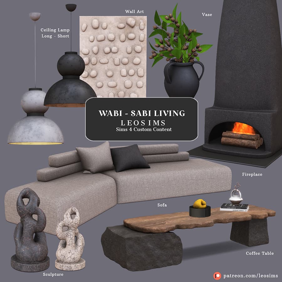 Набор для гостиной Wabi Sabi Living